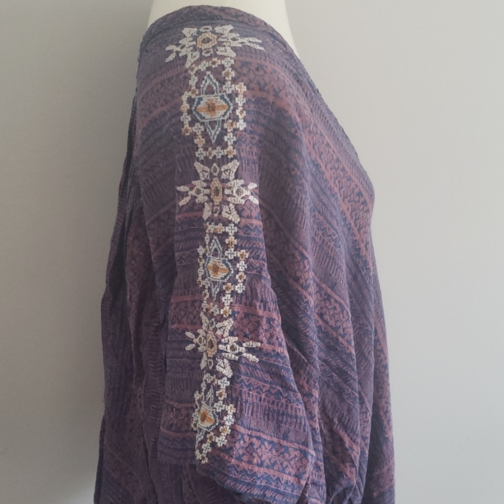 Free People Embroidered Poncho - Picture 3 of 6
